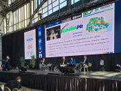 Camila Mileke Scucato é entrevistada em Smart City 2025, em Santiago do Chile