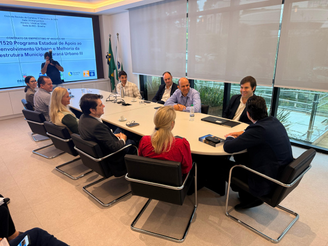Missão do BID analisa Paraná Urbano III, em duas reuniões em Curitiba