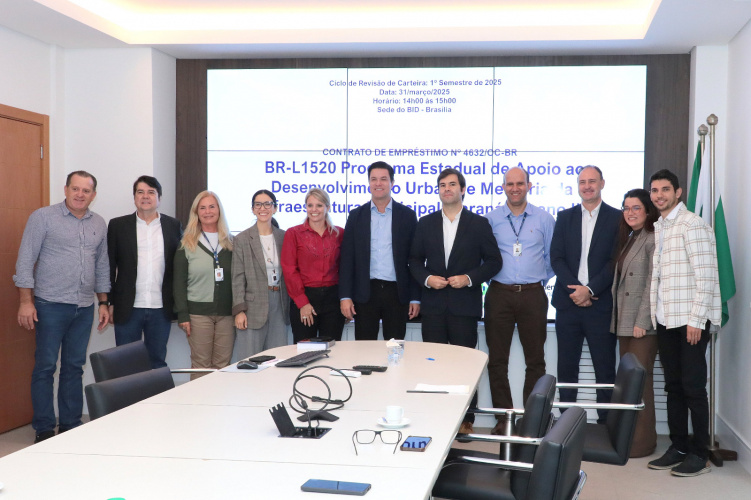 Missão do BID analisa Paraná Urbano III, em duas reuniões em Curitiba