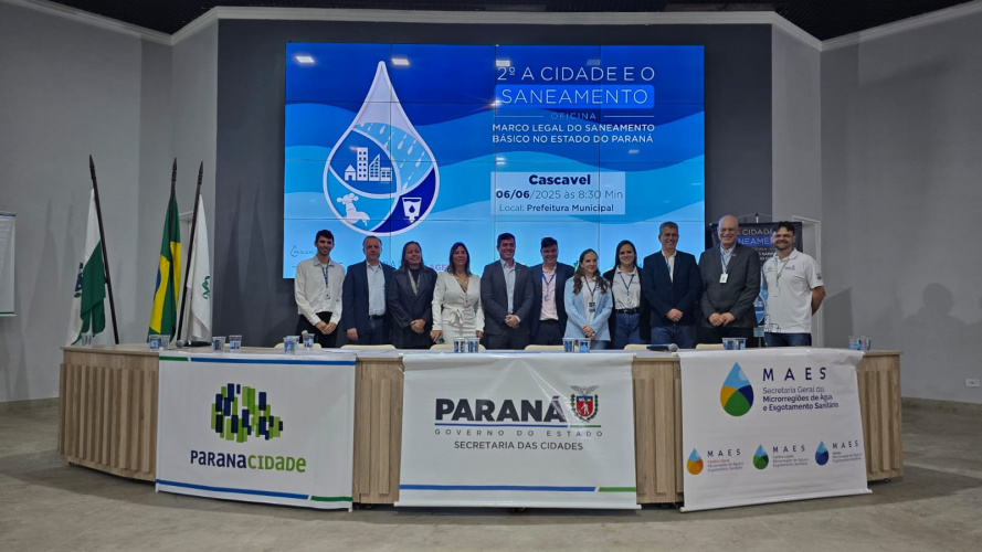 Uma força-tarefa para colocar o Paraná na “vanguarda do Marco Legal do Saneamento Básico”