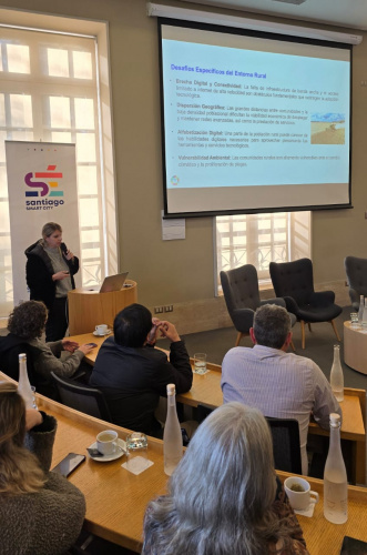 Camila fala em evento no Chile sobre os desafios de Setores Rurais serem Territórios Inteligentes