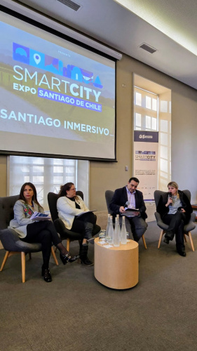 Camila fala em evento no Chile sobre os desafios de Setores Rurais serem Territórios Inteligentes