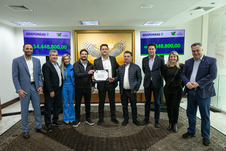 Estado libera R$ 257 milhões para Pavimentação de Maringá, Apucarana, Arapongas, Cascavel e Paranaguá