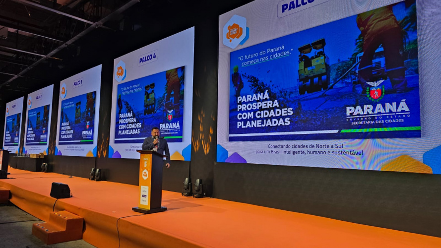 Paraná Construindo Cidades Inteligentes, Conectadas e Melhores para Todos é o lema do trabalho mostrado no Smart City em São Paulo