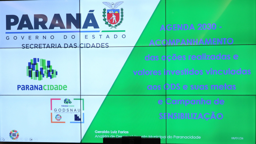 Agência de Fomento Paraná busca conhecer Plataforma de Monitoramento e Metas de Ações dos ODS do Paranacidade