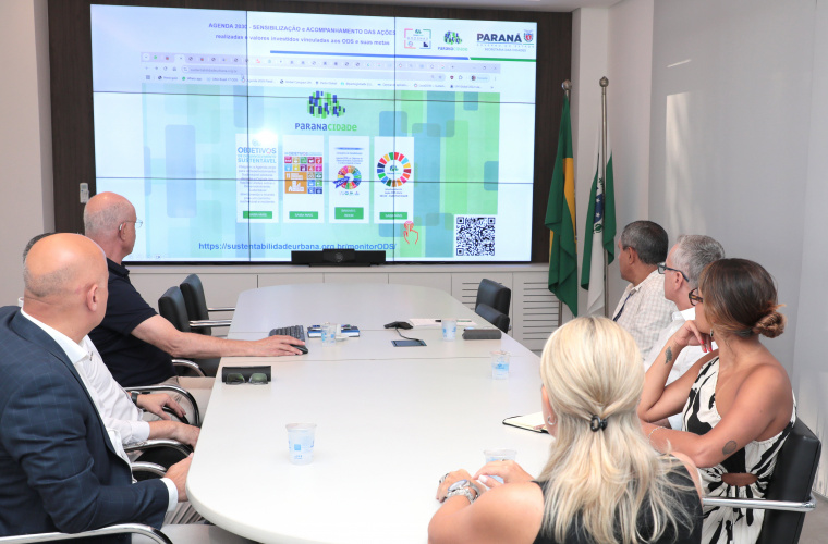 Agência de Fomento Paraná busca conhecer Plataforma de Monitoramento e Metas de Ações dos ODS do Paranacidade