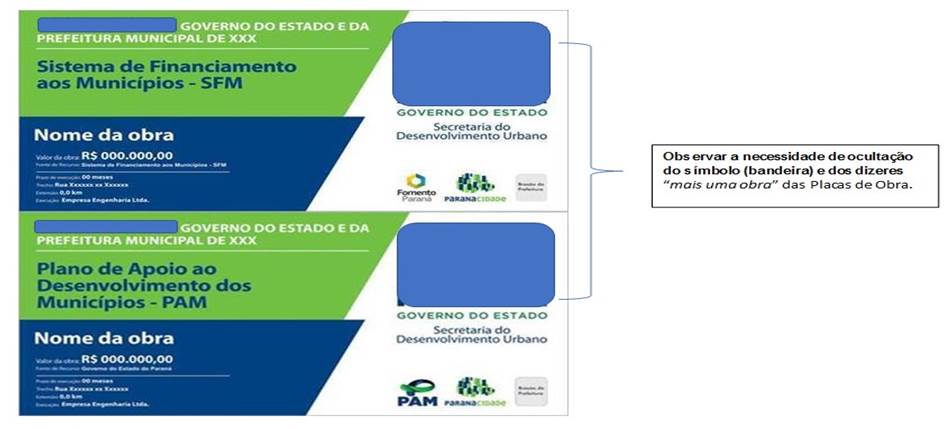 PARANACIDADE ORIENTA SOBRE PLACAS DE OBRAS NO PERÍODO ELEITORAL