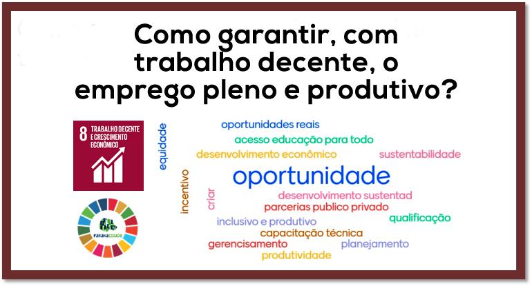 Funcionários do Paranacidade identificam ações para atingir o ODS 8