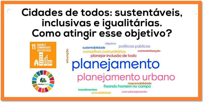 Planejamento é a principal ferramenta que garante a cidade de todos