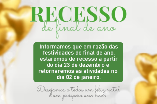 Recesso de final de ano 2022