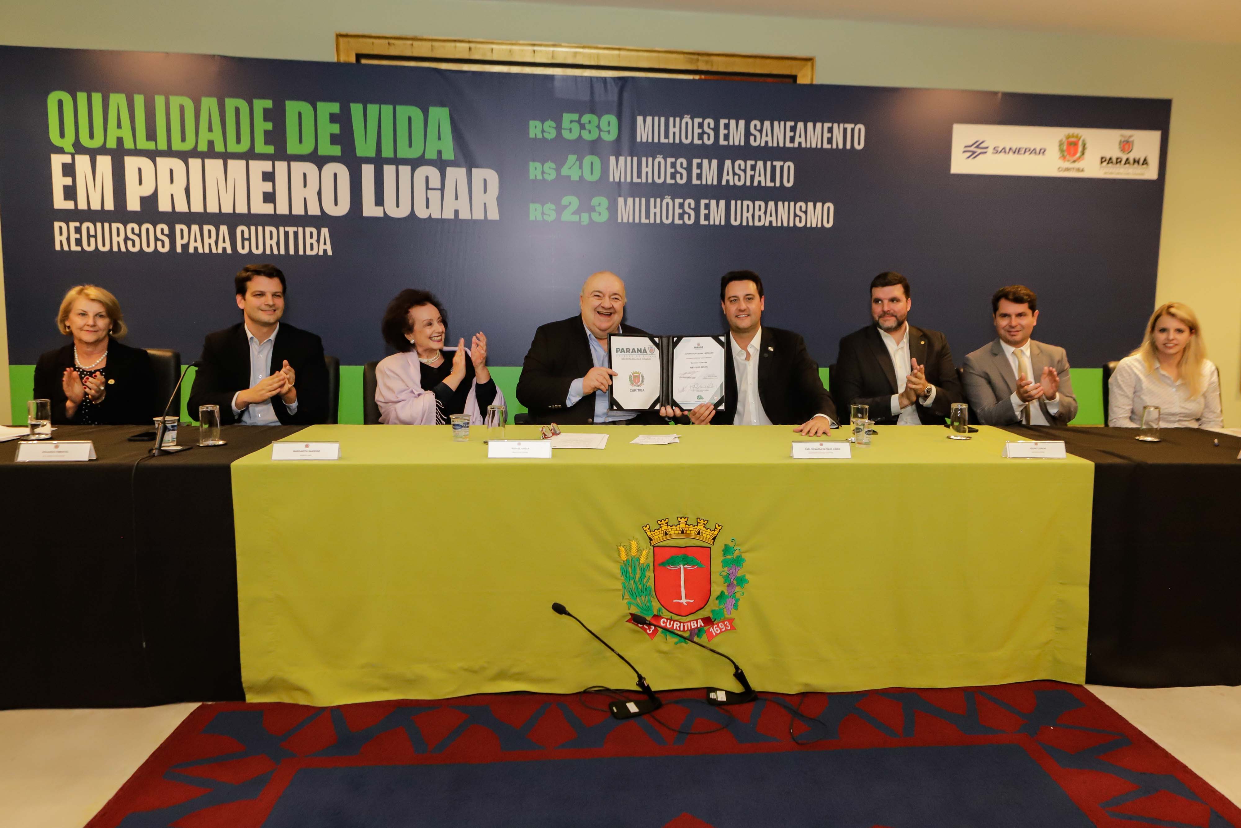 Estado anuncia R$ 41,1 milhões para pavimentação e construção de Praça em Curitiba