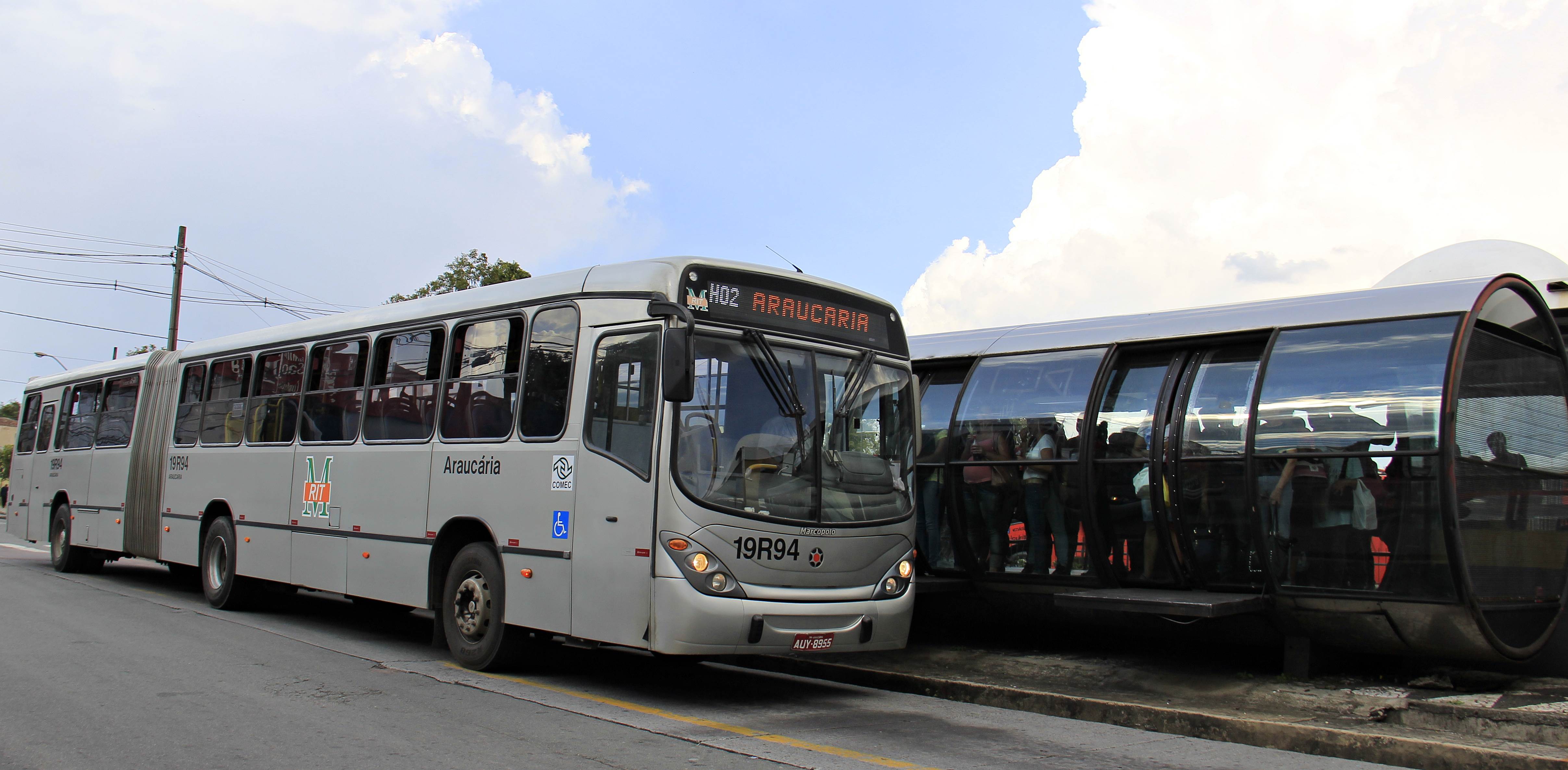 Nova linha de ônibus vai integrar Araucária ao Terminal Pinheirinho