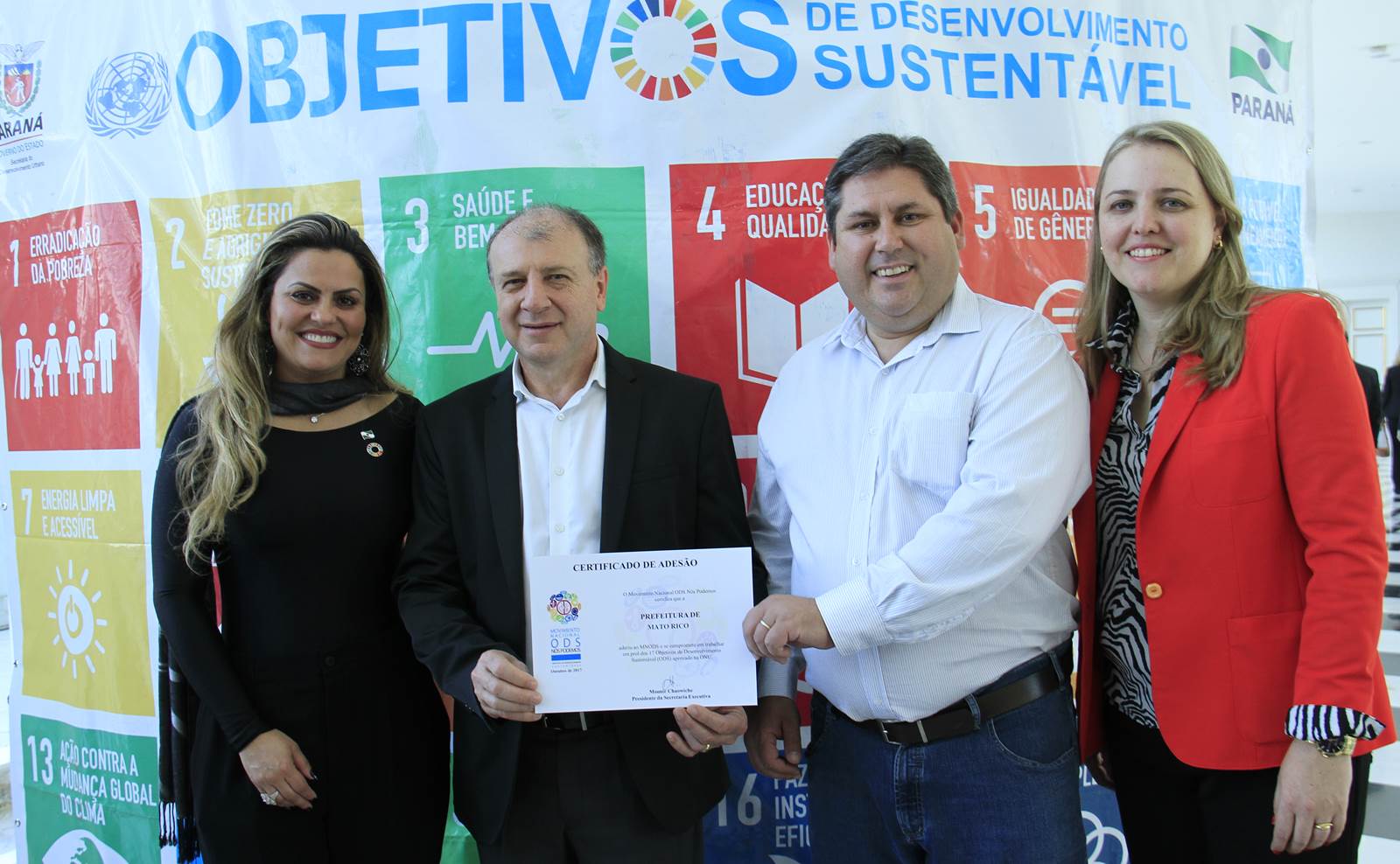 Governador amplia convite a mais municípios do Paraná para adesão aos ODS, da Agenda 2030 da ONU