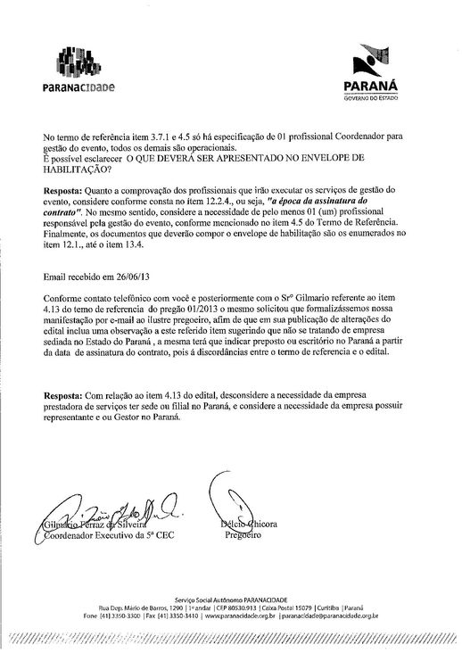 Esclarecimento pagina 02/02