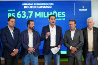 Ratinho Junior confirma R$ 363 milhões para 10 Cidades em sete Regiões do Estado