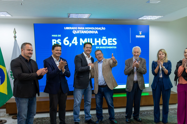 Ratinho Junior confirma R$ 372 milhões para 12 Municípios de sete Regiões do Paraná