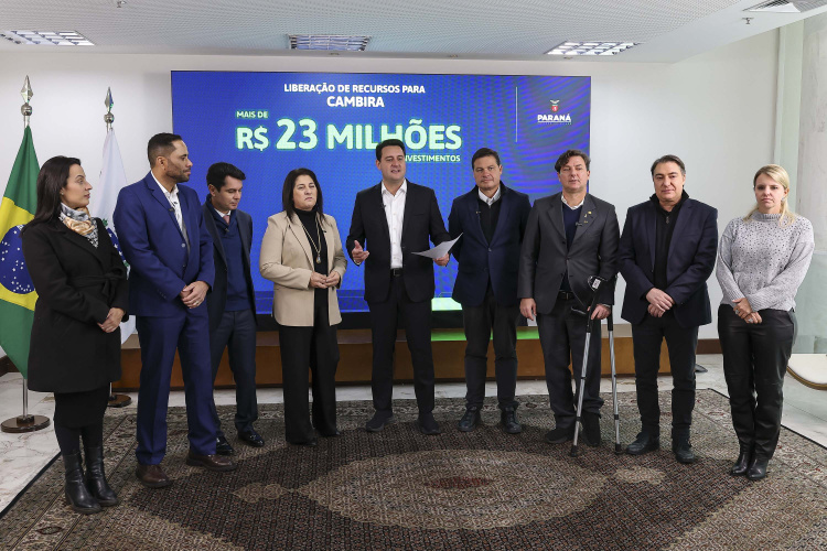 Ratinho Junior anuncia R$ 221 milhões em obras e investimentos para nove Cidades