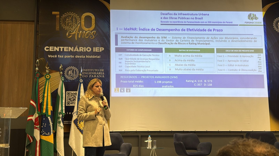 Em palestra no IEP, Camila Mileke Scucato recomenda Caminhos para Superar Desafios em Infraestrutura Urbana e Obras Públicas