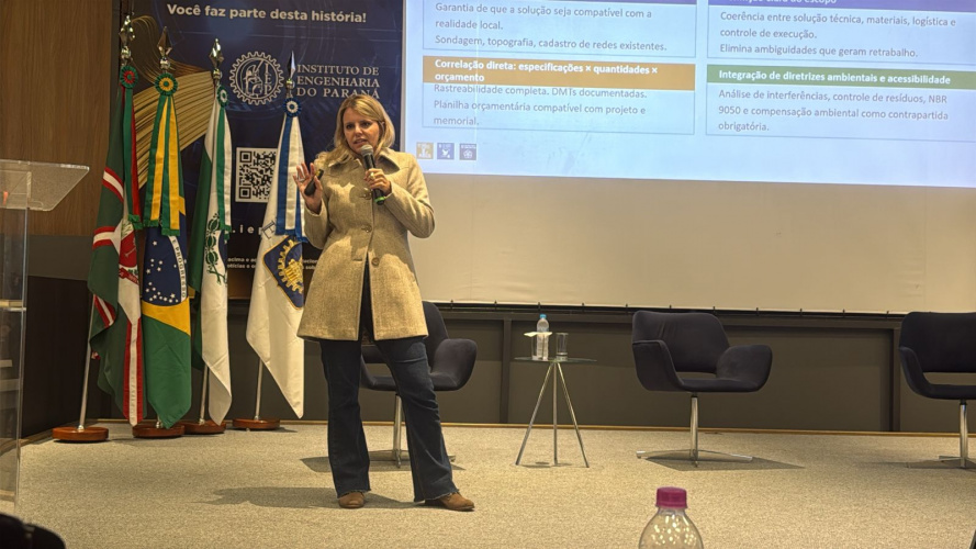 Em palestra no IEP, Camila Mileke Scucato recomenda Caminhos para Superar Desafios em Infraestrutura Urbana e Obras Públicas