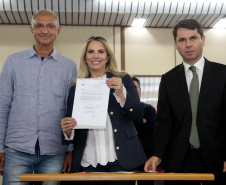 A governadora Cida Borghetti autorizou nesta terça-feira (08) convênios com Araucária, Contenda e Balsa Nova. Os valores somam $32 milhões de recursos a fundo perdido. Curitiba,08/05/2018 Foto:Jaelson Lucas / ANPr