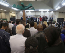 A governadora Cida Borghetti autorizou nesta terça-feira (08) convênios com Araucária, Contenda e Balsa Nova. Os valores somam $32 milhões de recursos a fundo perdido. Curitiba,08/05/2018 Foto:Jaelson Lucas / ANPr