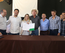 Governadora Cida Borghetti, em Maringá neste sábado (12), autoriza licitações para investimentos em municípios do Noroeste e Norte do Paraná, para obras de infraestrutura urbana e compra veículos e equipamentos. Maringá, 12/05/2018.Foto: José Fernando Ogura/ANPr