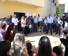 Governadora Cida Borghetti, em Doutor Ulysses, no Vale do Ribeira, assina convênios e anuncia obras de infraestrutura para o município.Doutor Ulysses, 24/06/2018.Foto: José Fernando Ogura/ANPr