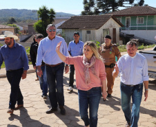 Governadora Cida Borghetti, em Doutor Ulysses, no Vale do Ribeira, assina convênios e anuncia obras de infraestrutura para o município.Doutor Ulysses, 24/06/2018.Foto: José Fernando Ogura/ANPr