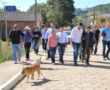 Governadora Cida Borghetti, em Doutor Ulysses, no Vale do Ribeira, assina convênios e anuncia obras de infraestrutura para o município.Doutor Ulysses, 24/06/2018.Foto: José Fernando Ogura/ANPr