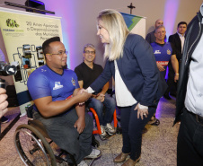 A governadora Cida Borghetti esteve em Ponta Grossa, nos Campos Gerais, onde firmou convênios para investimentos nos municípios da região