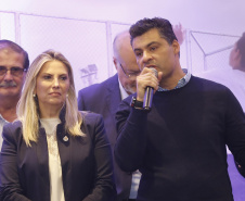 A governadora Cida Borghetti esteve em Ponta Grossa, nos Campos Gerais, onde firmou convênios para investimentos nos municípios da região