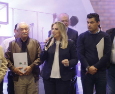 A governadora Cida Borghetti esteve em Ponta Grossa, nos Campos Gerais, onde firmou convênios para investimentos nos municípios da região