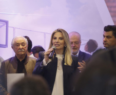 A governadora Cida Borghetti esteve em Ponta Grossa, nos Campos Gerais, onde firmou convênios para investimentos nos municípios da região