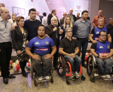 A governadora Cida Borghetti esteve em Ponta Grossa, nos Campos Gerais, onde firmou convênios para investimentos nos municípios da região