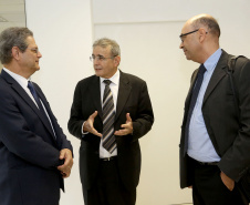 Secretário estadual do Desenvolvimento Urbano, Silvio Barros recebe técnicos do Ministério das Cidades.  Curitiba, 06/11/2018  -  Foto: Jaelson Lucas/ANPr