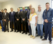 Secretário estadual do Desenvolvimento Urbano, Silvio Barros recebe técnicos do Ministério das Cidades.  Curitiba, 06/11/2018  -  Foto: Jaelson Lucas/ANPr