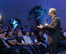 Encontro Paranaense de Gestores Municipais, em Foz do Iguaçu. O secretário estadual do Desenvolvimento Urbano, Silvio Barros, fez palestra sobre O Pacto Global da ONU e o Futuro dos Municípios.   -  Foz do Iguaçu, 07/12/2018  0  Foto: Rogério Machado / SECS