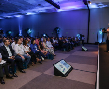 Encontro Paranaense de Gestores Municipais, em Foz do Iguaçu. O secretário estadual do Desenvolvimento Urbano, Silvio Barros, fez palestra sobre O Pacto Global da ONU e o Futuro dos Municípios.   -  Foz do Iguaçu, 07/12/2018  0  Foto: Rogério Machado / SECS