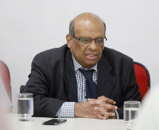 Posse do Conselho de Administração do Serviço Social Autônomo Paranacidade. Tomaram posse os secretários João Carlos Ortega, secretário do Desenvolvimento Urbano; René de Oliveira Garcia Júnior (foto), secretário da Fazenda e Valdemar Bernardo Jorge, secretário do Planejamento.  ? Curitiba, 02/01/2019  -  Foto: Arnaldo Alves/ANPr