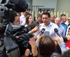 Governador Carlos Massa Ratinho Junior em Carambeí, assina Ordem de Serviço para construção do Paço Municipal e do Centro de Convivência do Idoso  -  Carambeí 29/03/2019  -  Foto: Jaelson Lucas/ANPr