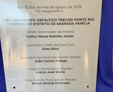 Ortega inaugura obras, pela SEDU, em Planalto