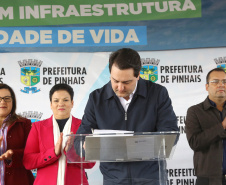 Governo do Paraná garante a Pinhais investimentos em obras, saneamento e escolas