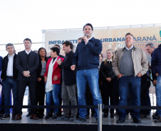 Governador entrega Sistema de Esgoto e autoriza asfalto em Piraquara