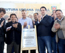 Governador entrega Sistema de Esgoto e autoriza asfalto em Piraquara