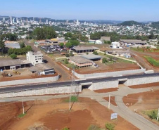 Obra de viaduto, em Francisco Beltrão, será concluída nas próximas semanas