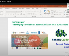 Trabalho da SEDU/PARANACIDADE é apresentado em evento internacional sobre Agenda 2030