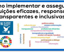 Como assegurar instituições eficazes, responsáveis, transparentes e inclusivas?