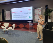 Superintendente executiva do Paranacidade destaca ferramentas e Projetos que melhoram a gestão pública, no 9º Seminário do DATAPROM