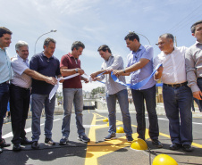 Inaugurada trincheira que agiliza o trânsito e dá maior segurança à população em Ponta Grossa