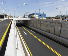 Inaugurada trincheira que agiliza o trânsito e dá maior segurança à população em Ponta Grossa
